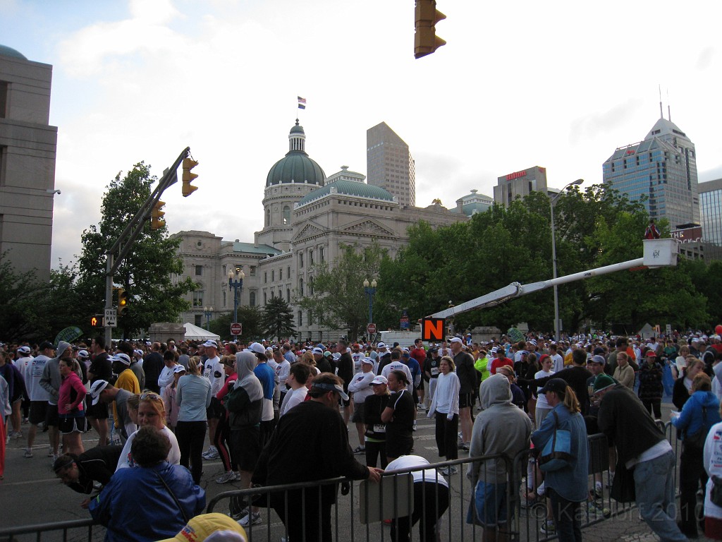 Indy Mini-Marathon 2010 160.jpg - Still back at starting corral "N".
